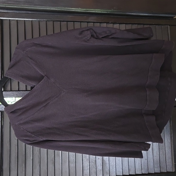 Liz Claborn Women's Hooded Long Sleeve Shirt, 100% Cotton, Size 1X, Black - Picture 4 of 4